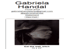 Tablet Screenshot of gabrielahandal.com